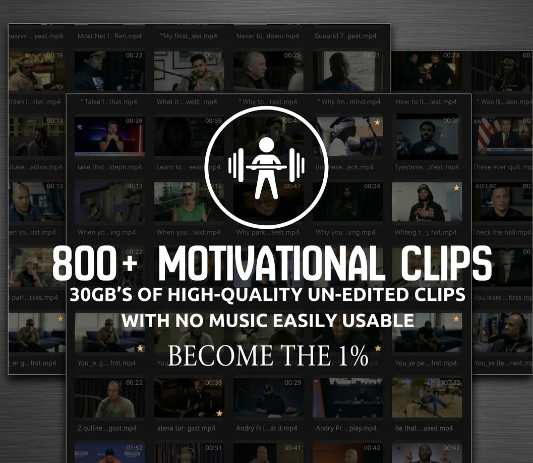 800+ Premium Motivational videos– The Ultimate Viral Growth Toolkit